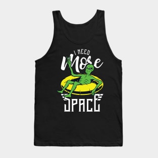 I need more space alien vacation Tank Top